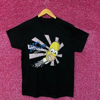 Camiseta Promocional Japonesa Mr Sparkles The Simpsons Desenho Animado Tamanho M