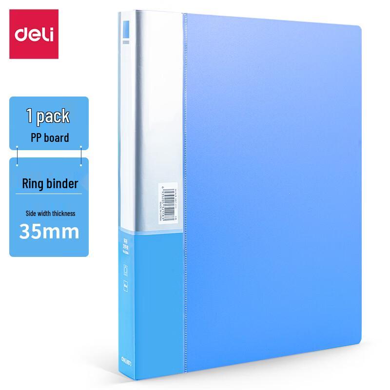 Deli A4 Metal Ring Binder Folder