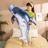 75-110cm Colorful Rainbow Dolphin Plush Toys Soft Stuffed Animal Doll Creative Birthday Gift