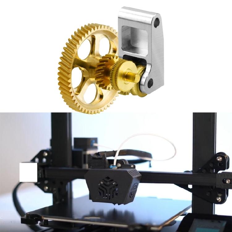 DLC Coated Steel Extruder Gears Assembly Minimizes Vibration for Lab P1S P1P X1 3D Printers