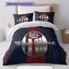 Bologna Fc Custom Name Pattern Bedding Quilt Set Quilt Cover Pillowcase Home Birthday Gift(1 * duvet cover + 2 * pillowcase, without core)