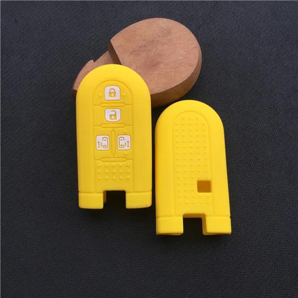 ZAD Silicone Car Key Case Cover for Toyota Daihatsu Tanto LA600S Move Custom LA150S Moovecanvas LA800S Tanto Custom LA600S Ke