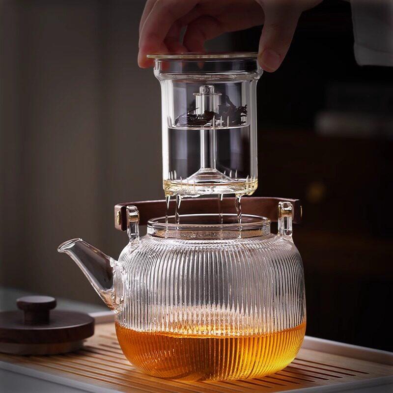ZISIZ Glass Tea Kettle