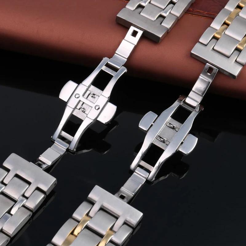 Příslušenství k hodinkám 22mm pro Tissot 1853 Couturier T035 nerezový řemínek T035617A T035407A T035627A pánský business sportovní řemínek