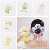Cute Cotton Filled Scrunchies Cloth Plaid Flower Hair Ring Animal Butt Hair Rope  Hair Band