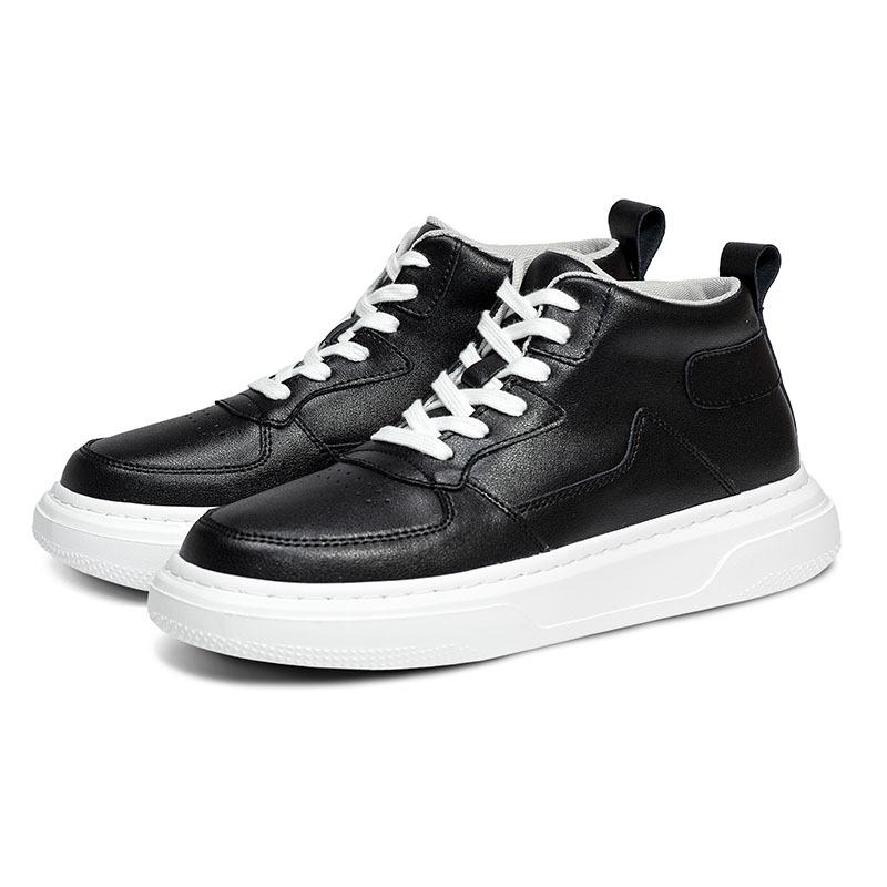 Invisible Height-Boosting 6CM Trendy Unisex Korean Style High-Top Sneakers for Students