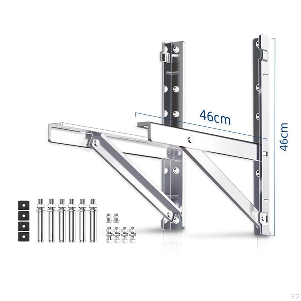 Air Conditioning Brackets Heavy Duty Stainless Steel INSTALL for Outdoor 46cmx46cm