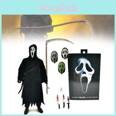 Neca Scream Ghostface Killer Figura Articulada de PVC Premium de 7 Pulgadas Para Coleccionistas