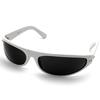 sunglasses for men and UV trendy fashion item Cat-eye women. protection, (white/smoke).
