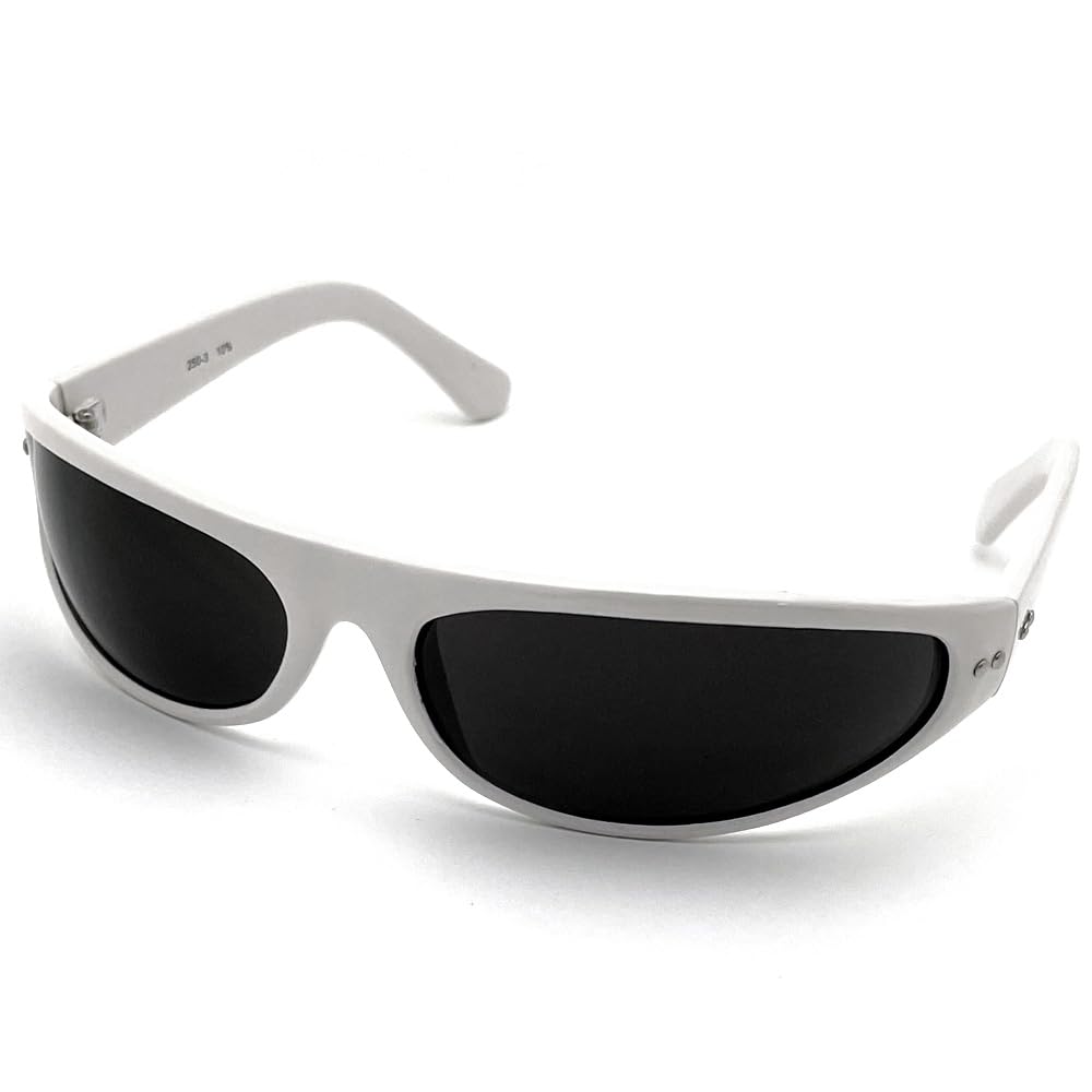 sunglasses for men and UV trendy fashion item Cat-eye women. protection, (white/smoke).