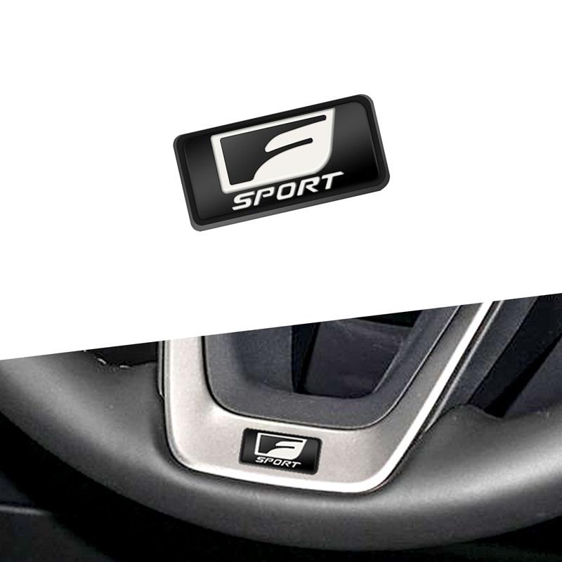 3D Kovový emblém F Sport Emblém na volant auta Nálepky Samolepky Pro IS200 IS250 ES300 GS350 GS430 GX470 ES250 CT200h NX RX