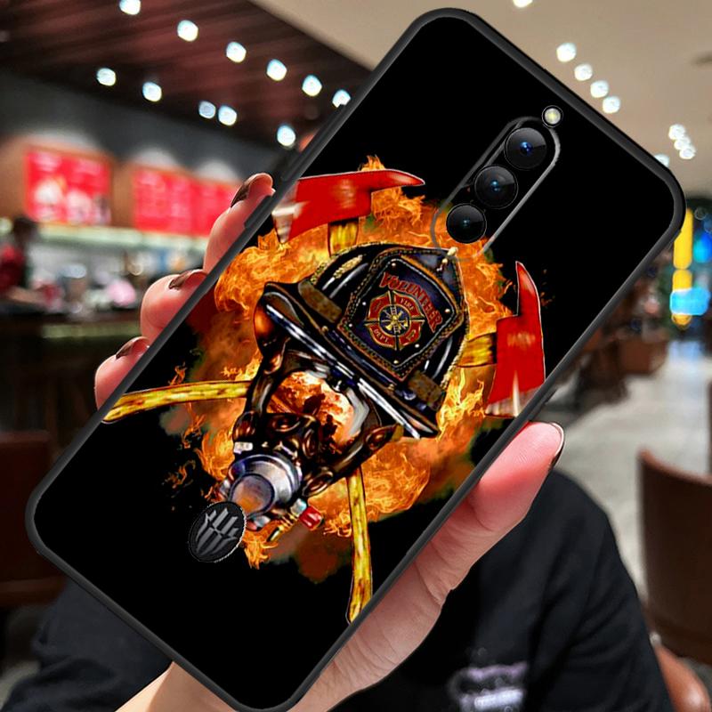 Firefighter Heroes Fireman Case For ZTE Nubia Red Magic 10 Air 7 6S 7S Pro Red Magic 11 10 9 8 8S 9S 10S Pro Plus Cover