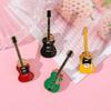 Funny Guitar Brooch Cartoon Guitar Enamel Pins Clothing Accessories Guitar Lapel Badge  Gifts