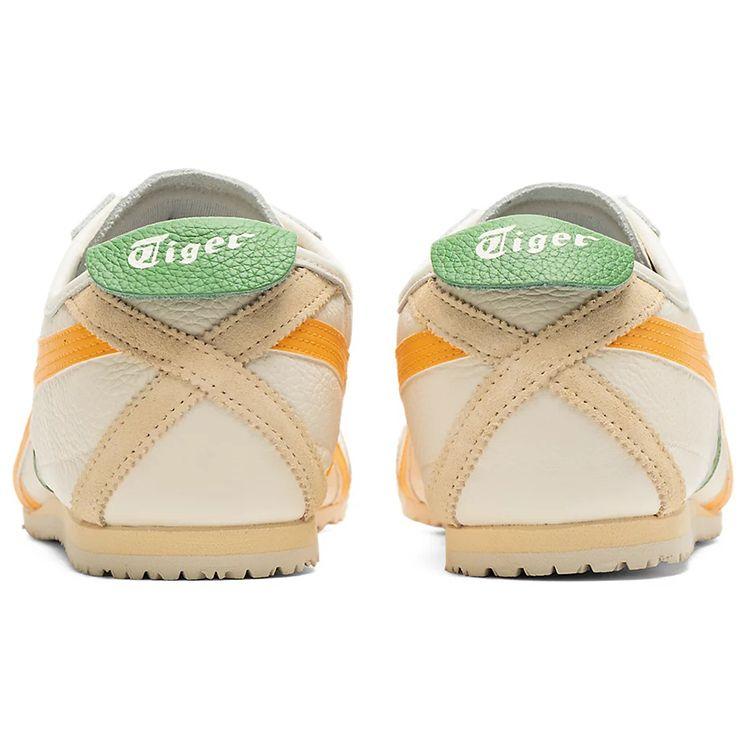 ONITSUKA TIGER Unisex Mexico 66 Cream Citrus Leather Lace-Up Sneakers 1183A201-113