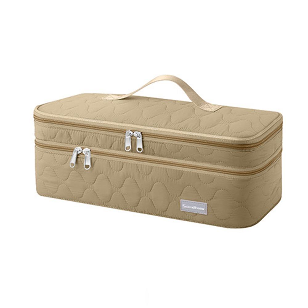 Large Capacity Portable Hair Dryer Tote Bag 2 Layers Hair Tool Organizer  Gift