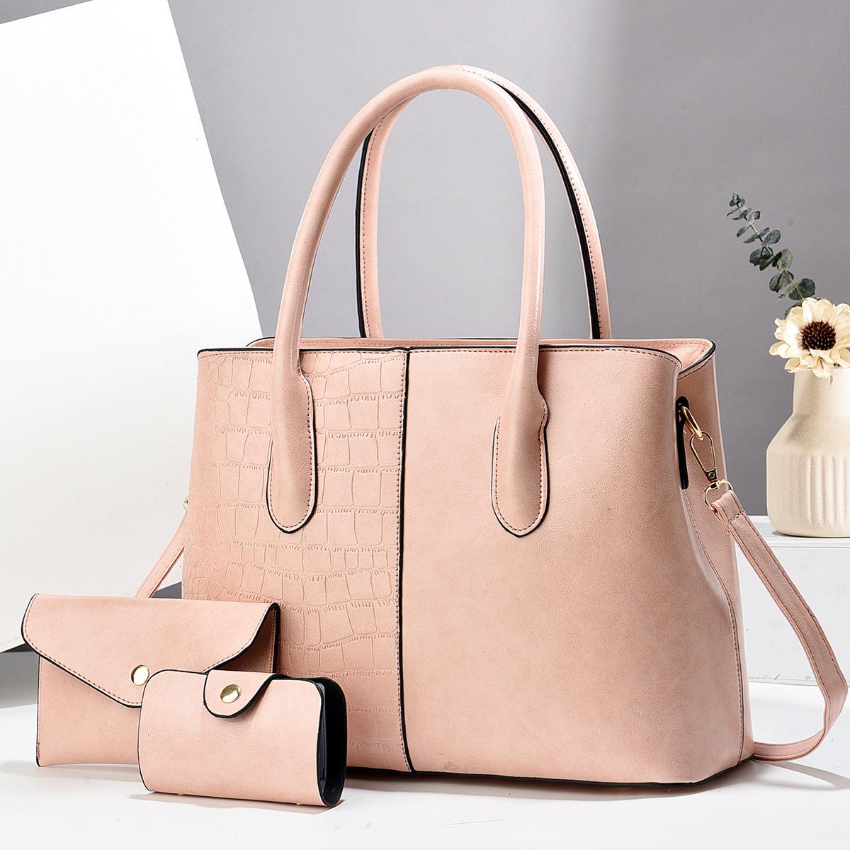 

High Quality Large Tote Bag Set of Three Women s Handbags Exquisite Womens Shoulder Crossbody Bag Exquisite Luxury Handbag 33.5x13x25cm