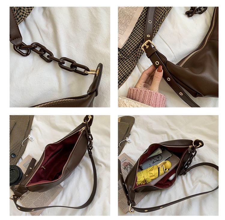 2026 Trendy Women's High-Quality Textured Crossbody Underarm Bag - Niche Design Single Shoulder Dumpling Bag