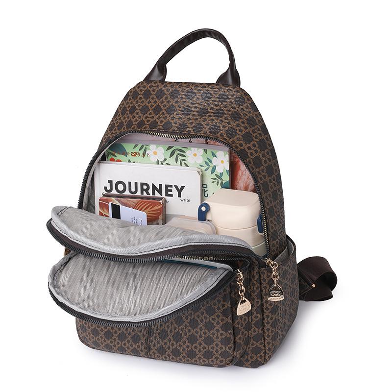 Women's Retro Print Backpack 2025 - High-Quality, Casual Travel Fashion