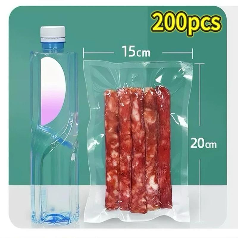 Vacuum Bags for Food Sauage Textured Storage Vacuum Pouch Packaging Bag for Vacuums Sealer Meat Fruits Bean Vegetables