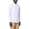 Polo Ralph Lauren Ss23 Striped Polo Collar Single-Breasted Long Sleeve Shirt Men Shirts Blue 710906622-001