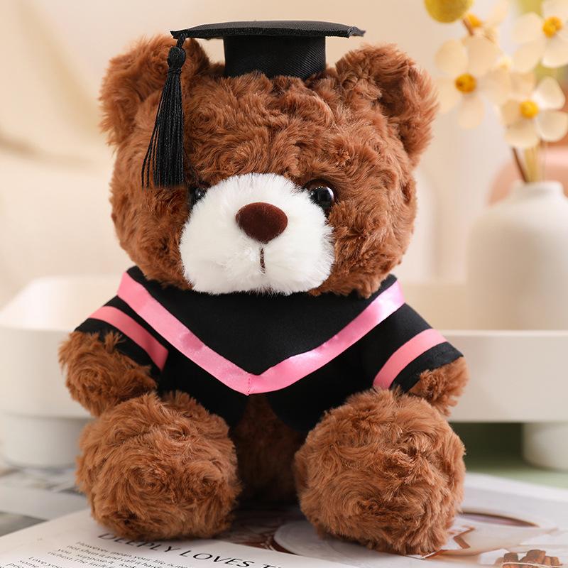 2025 Graduation Bear Plush Toy Doctor Bear Doll Degree Bear Doll Graduation Souvenir