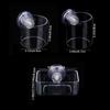 Fish Tank Feeding Ring Transparent Acrylic Rectangle Round Shape Aquarium Suspensible Feeder For Tank Floating Food Dispenser