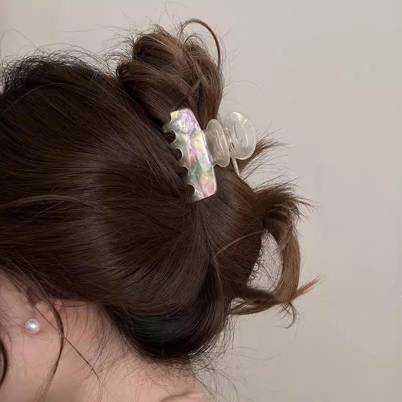 Granchi per capelli in acetato lunghi 5,5 cm Mollette rosse per ragazze e donne Accessori per capelli per legare i capelli Nuovo Fashon coreano