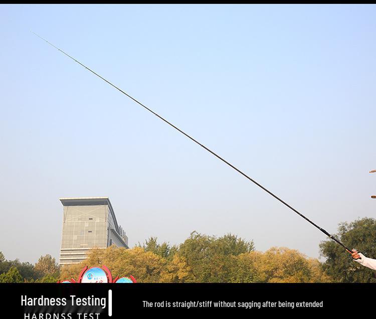 Chuiyue Carbon Fiber Shore Fishing Rod - Available in 2.7 to 6.3 Meters for Hand-Held and Sea-Use.
