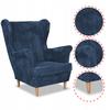 Ohrensessel Bonito skandinavisch Family Meble blau marine Kord