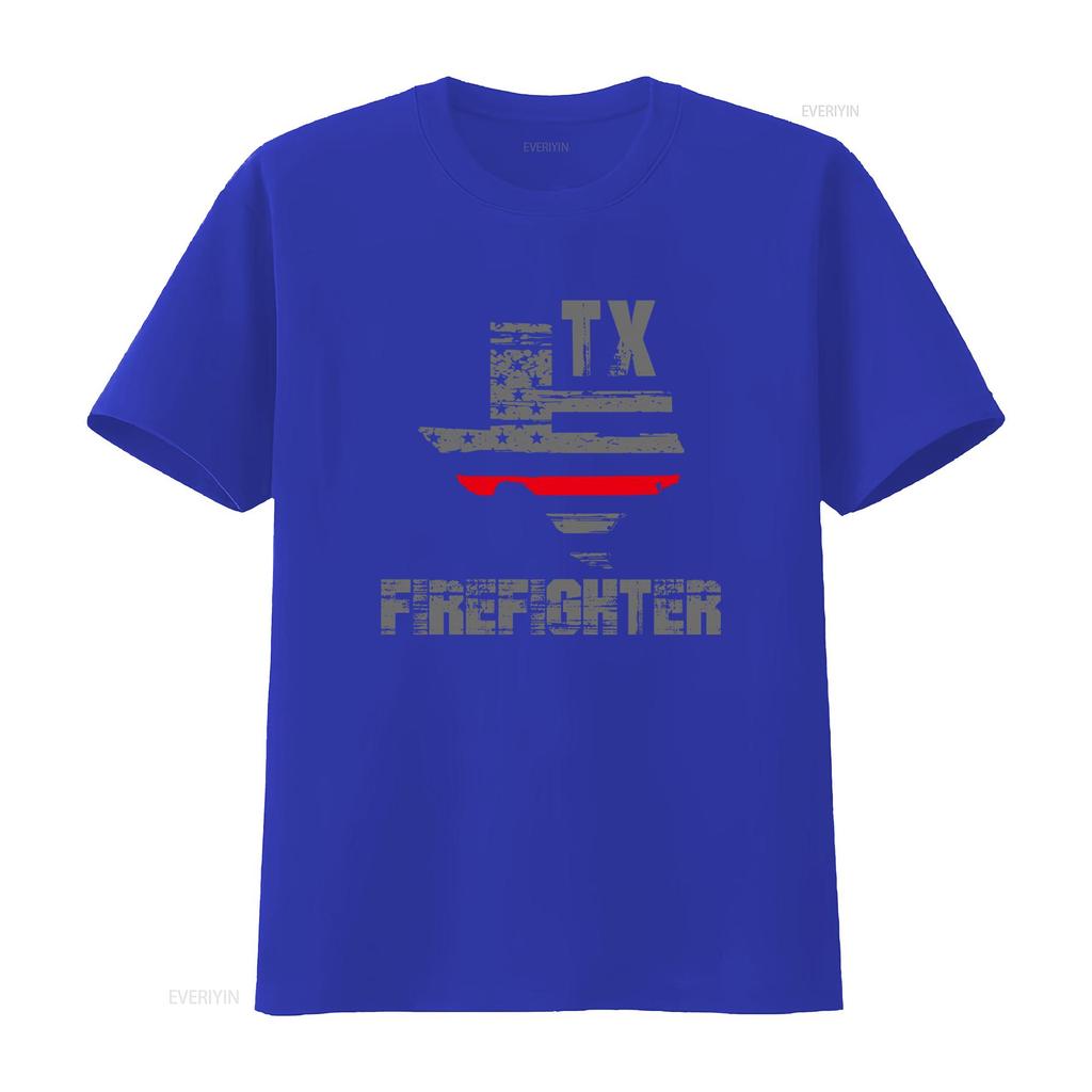 Texas Firefighter T Shirt Stylish And Patriotic Design For Enthusiasts Vintage Breathable Streetwear Designer Clothes