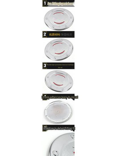 Yuexiang V7 Electroplated Fuel Tank Cover Anti-Scratch Decorative Sticker