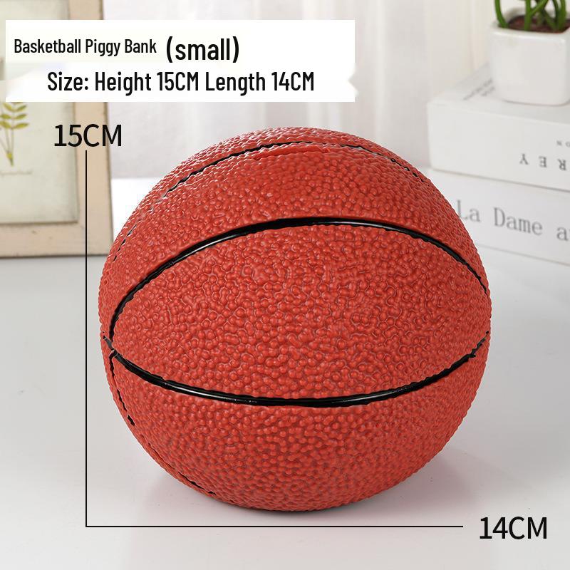 Creative Football and Basketball Silicone Piggy Bank - Anti-Drop Money Box for Kids, Students, and Home Decoration