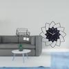 Acrylic Flower Shaped Wall Clock Quiet Hanging Decorative Indoor Bedroom Cafe Simple Decor