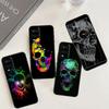 Cool Spooky Skull Face For OPPO A17 A16 A15 A98 A78 A58 A54 A74 A94 A53S A57S A52 A72 A77 A5 A9 A53 A76 A96 Case