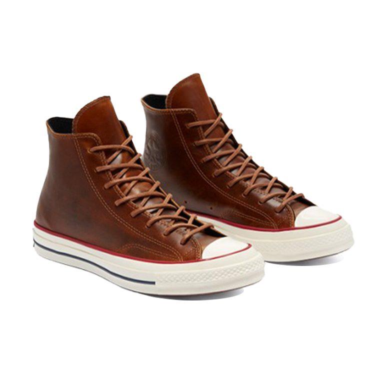 Chuck 70 Converse High 'Pelle Colorata - Marrone Chiodi' 170094C