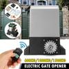 550W 1400rpm Electric Sliding Gate Opener 220V 1000KG Automatic Motor 2 Remote Kit Heavy Duty