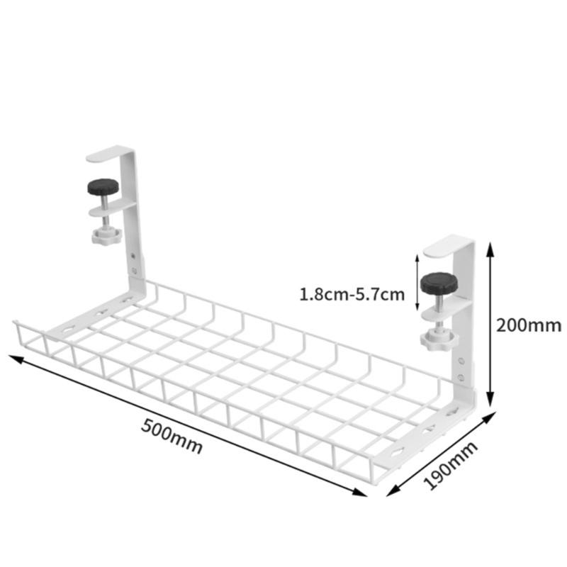 Cable Management Rack Desk Cable Organization Under Desk Cord Storage Wire Cord Organization Easy to Use Storage Accessories