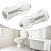 Toilet Seat Top Fix Screws Nut Covers Kit Replacement for WC Toilet Pan Mounting Compatible with Most Standard Seats