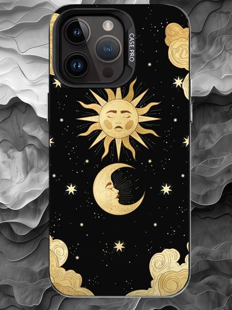 A-astrology Phone Case For iPhone 17 16 15 14 13 12 11 Pro Max Plus Silver Matte Black Cover