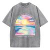 His Mercies Are New Every Morning Printed Washed TShirt Women Cotton Tops Street Distressed ONeck T Shirt Summer Woman Clothes
