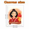 Disney Malowanie Perłami Mulan i Smok Mushu DIY Sztuka Perłowa Zestaw do Malowania Perłami Malowanie Ścian Sztuką Perłową Odpowiedni do Dekoracji Domu Biura Ręcznie robione Prezenty