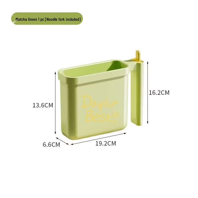 Qiwai Cream Style Square Copper Instant Noodle Bowl