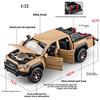 1/24 1:32  TACOMA Tundra Alloy Car Model Toy Diecast Metal Sound Light Pull Back Off-Road Pickup Vehicles Models Kids Gifts