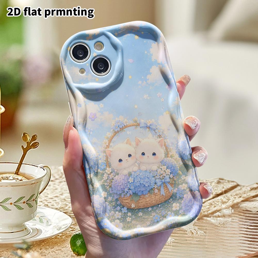 Phone Case: 2D flat, fits iPhone 18 17 16 15 14 13 12Pro protective case, stars and clouds, perfect Christmas and Halloween holiday gift