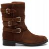 Eva Minge Women' Leather Ankle Boots Purple 36 3D9G6*