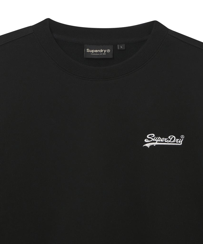 Syupeodeulai Basic Crew Neck Black Sdumrdq03Blk