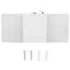 LED Acrylic Indoor Room Wall Mounted Sconce Light Bed Night Lamp (Warm Light & White L)