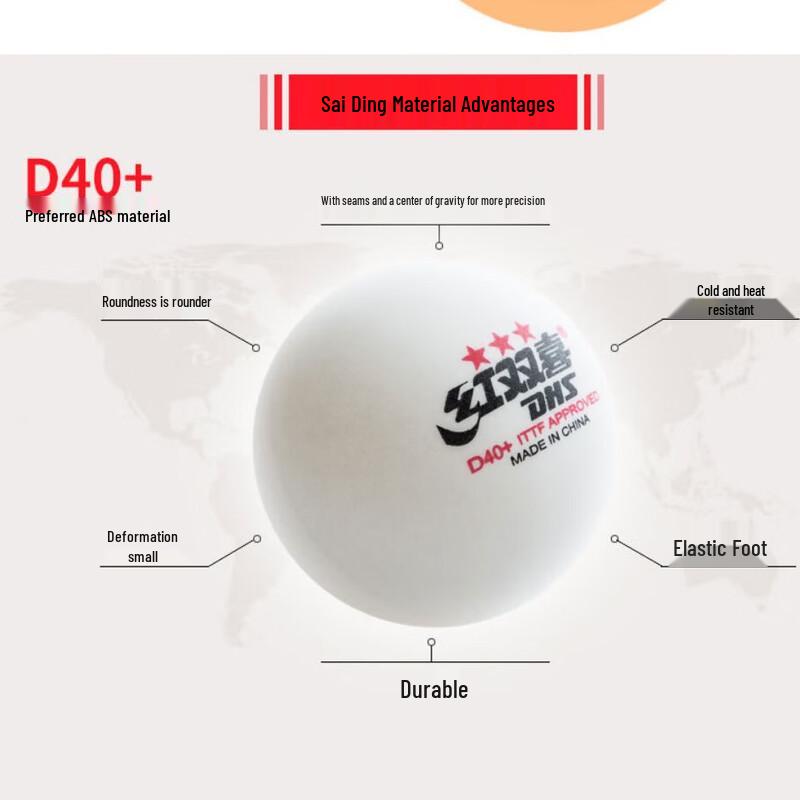 DHS Sai Ding Series Ping Pong Balls