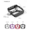 ENLEE MTB Road Bike Ultralight Sealed Pedals CNC Cycling Part Alloy DH XC Hollow Anti-slip Bearings Du System Mountain 12mm Axle