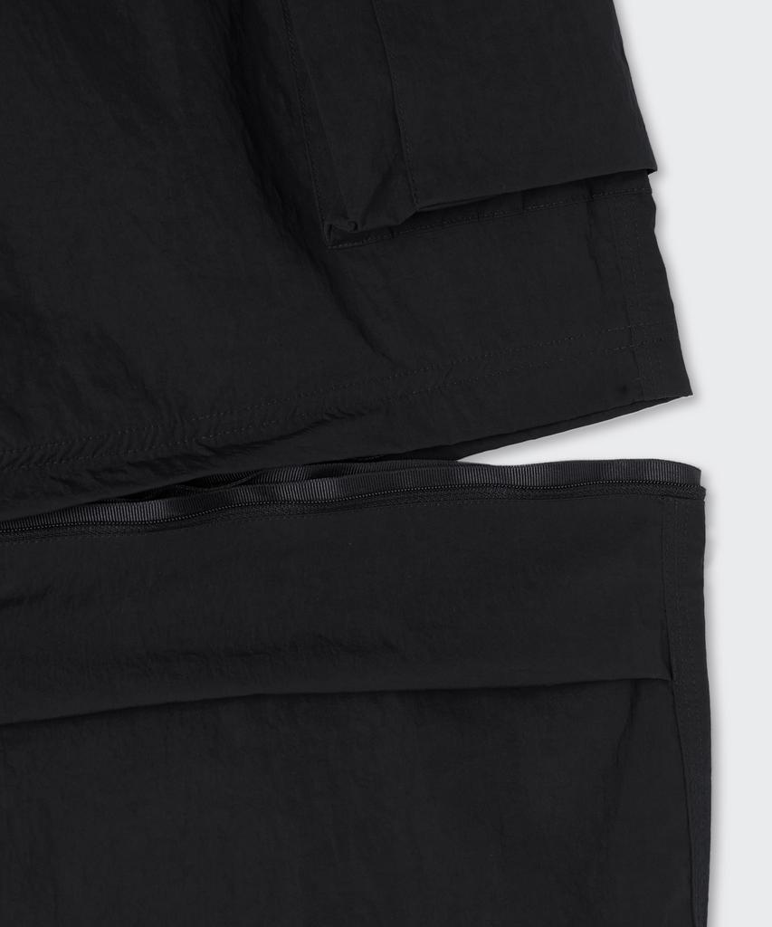 MUSINSA STANDARD [City Leisure] Wide Belted Detachable Cargo Pants [Black]